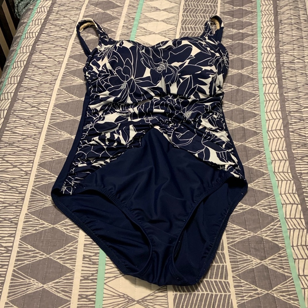 Barely worn lands end one piece!